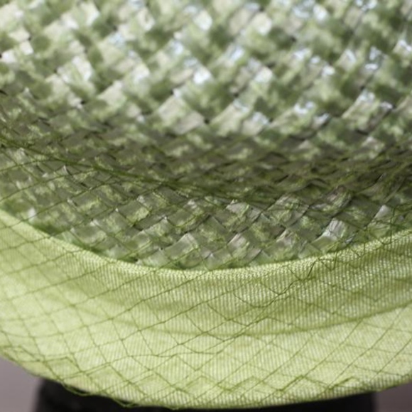 Round Pink & Green Net Pill Box Hat (8)